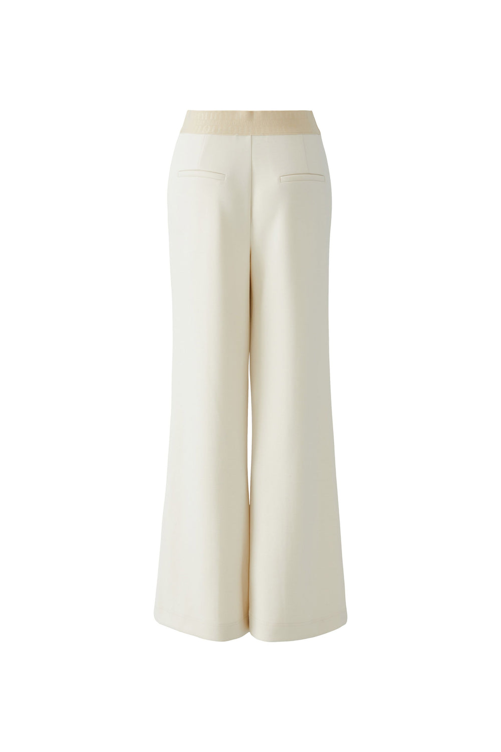 Oui Whitecap Grey Pull-On Trousers 99024
