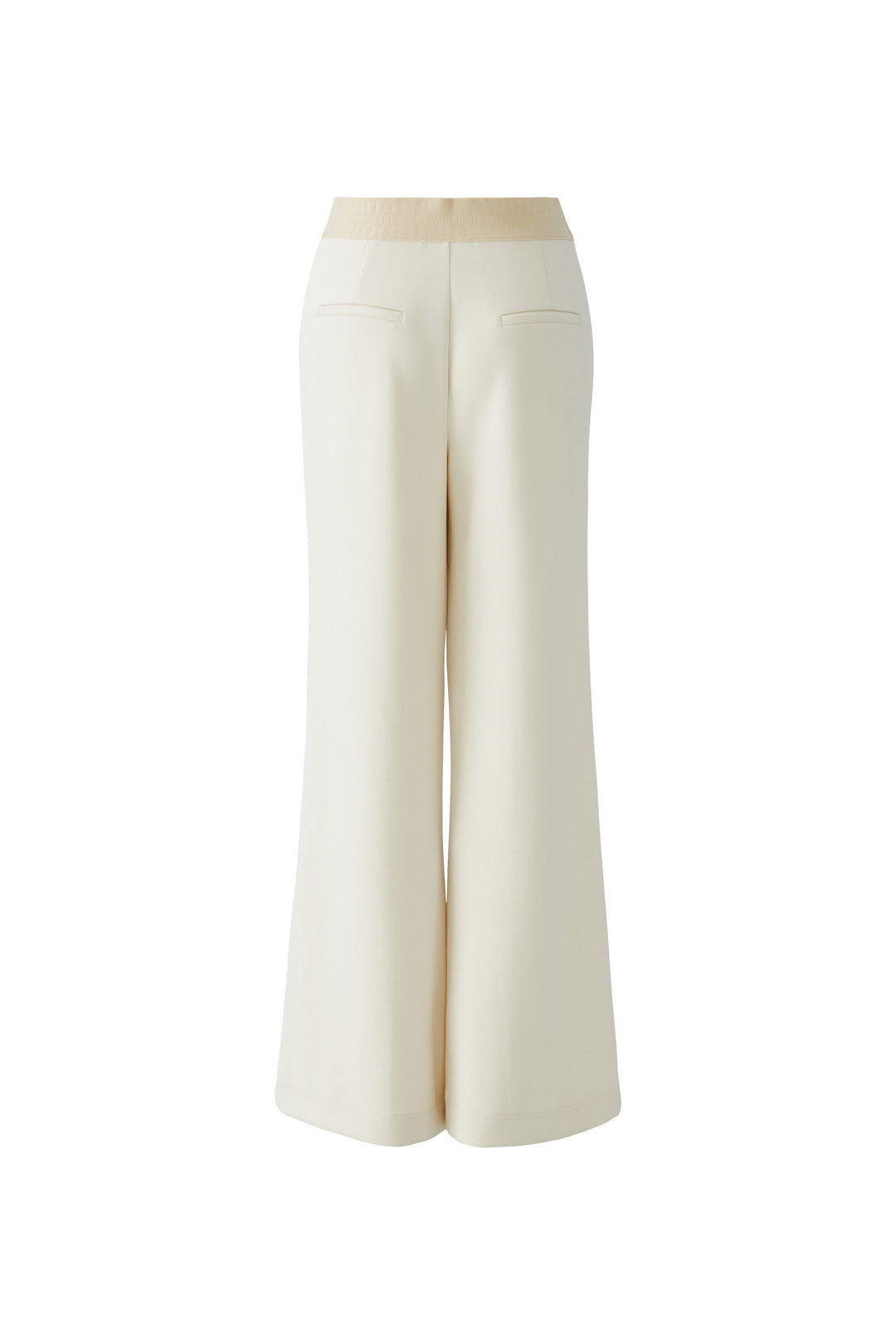 Oui Whitecap Grey Pull-On Trousers 99024