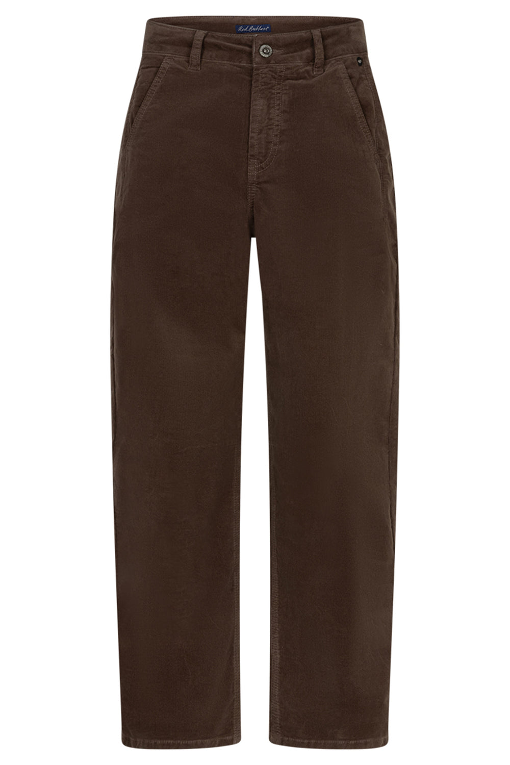 Red Button Caitlina mud brown corduroy trousers at Olivia Grace Fashion