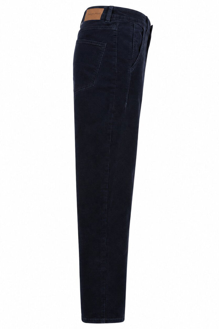 Red Button Caitlina navy corduroy trousers at Olivia Grace Fashion