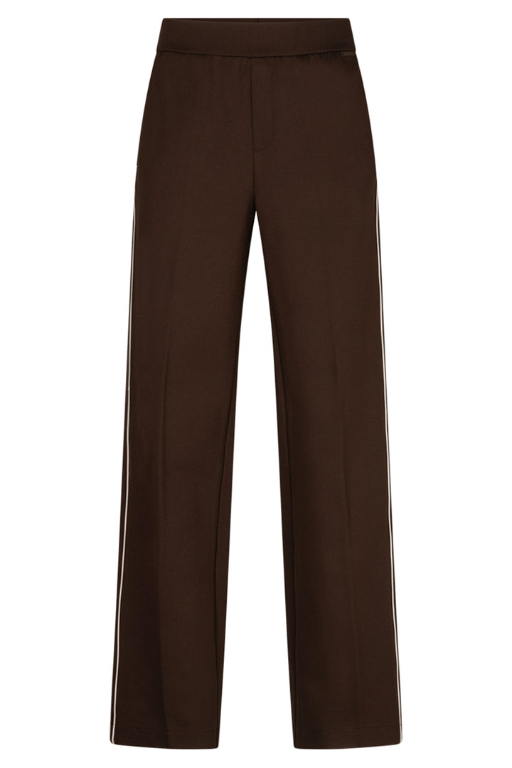 Red Button Colette brown piped trousers at Olivia Grace Fashion