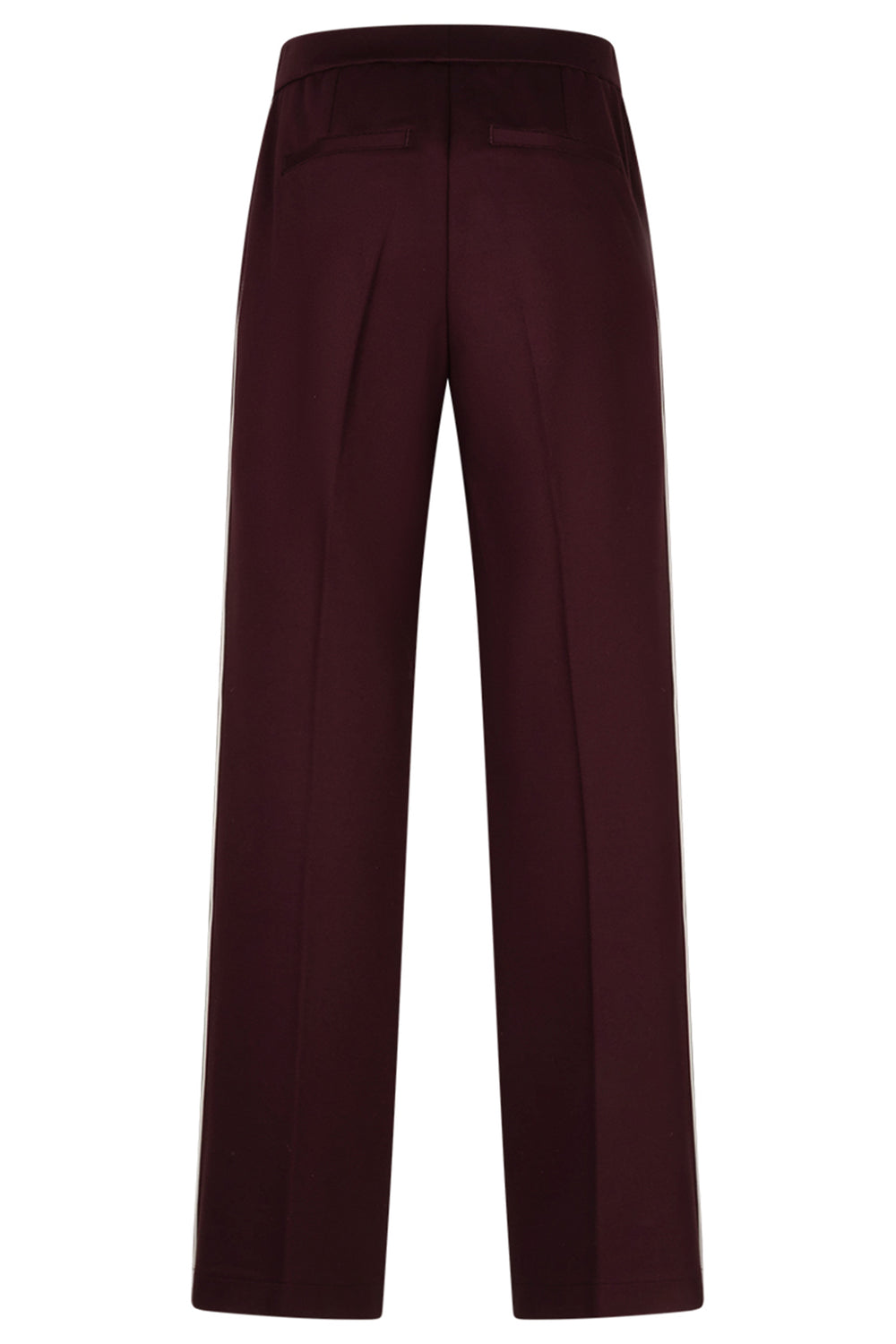 Red Button Colette burgundy piped trousers at Olivia Grace Fashion