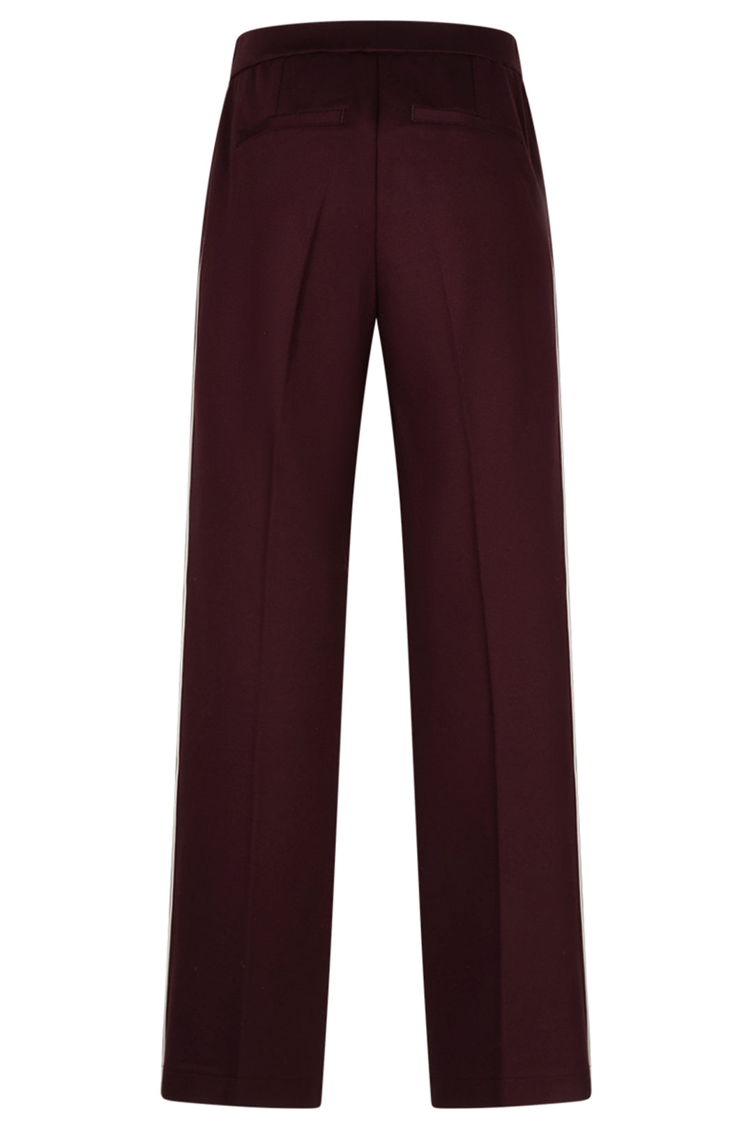 Red Button Colette burgundy piped trousers at Olivia Grace Fashion