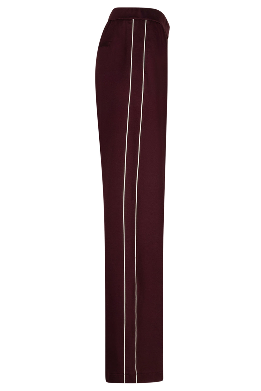Red Button Colette burgundy piped trousers at Olivia Grace Fashion