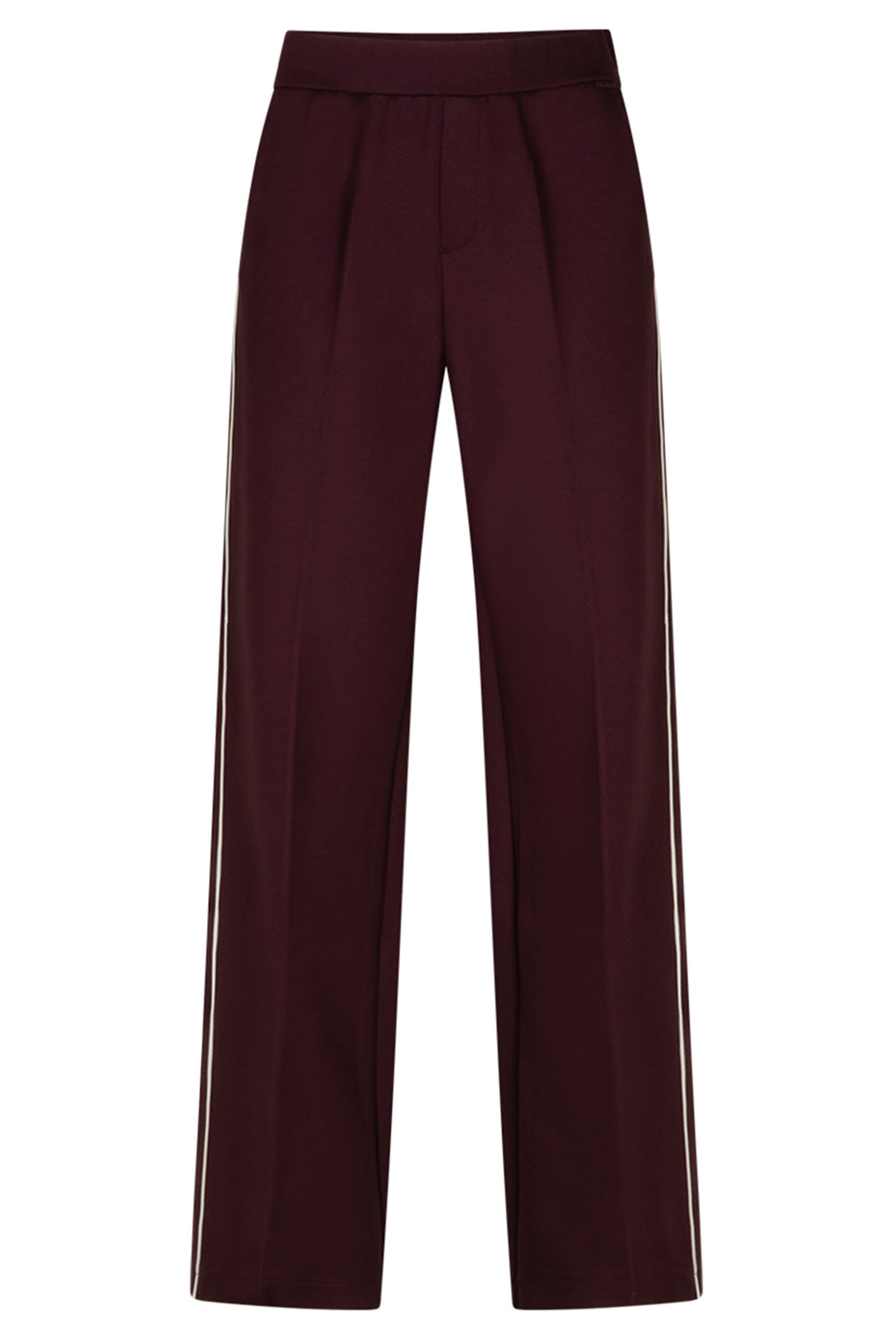 Red Button Colette burgundy piped trousers at Olivia Grace Fashion