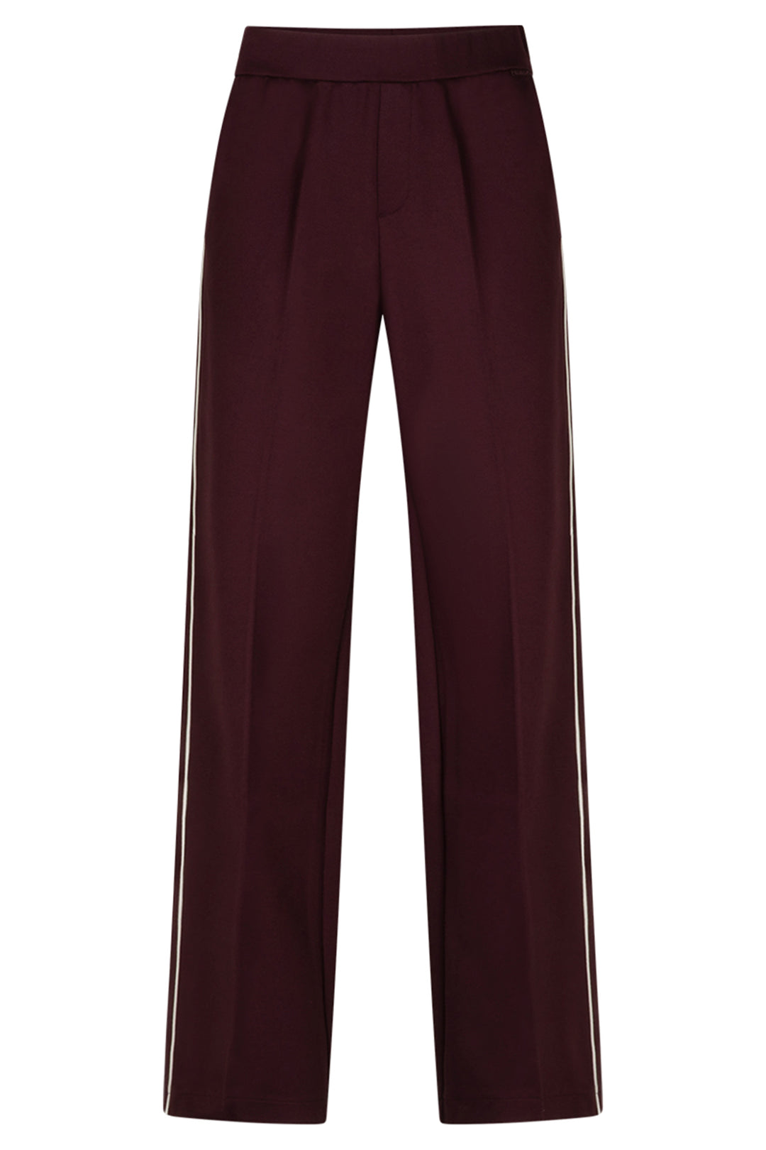 Red Button Colette burgundy piped trousers at Olivia Grace Fashion