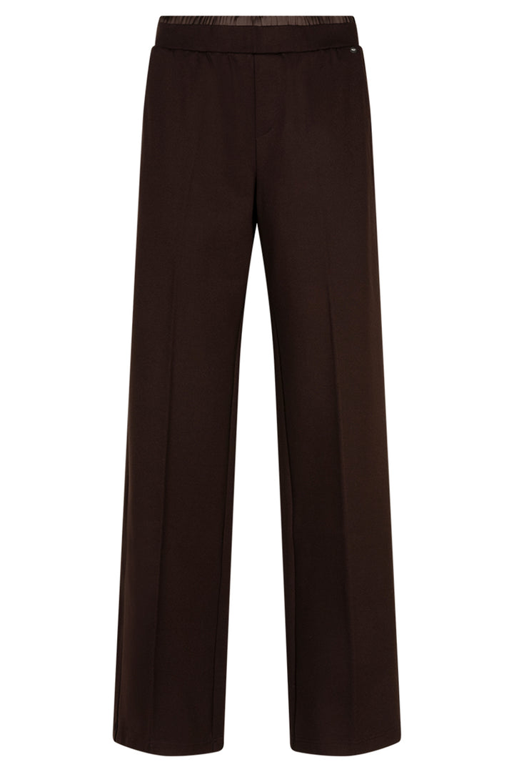 Red Button Colette Punta Sporty Espresso Brown Trousers SRB5020A, front view
