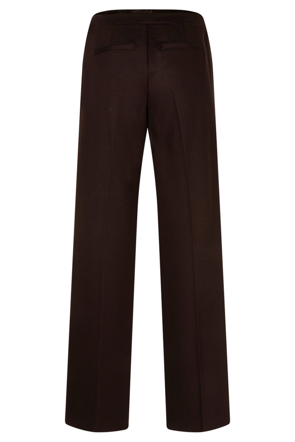 Red Button Colette Punta Sporty Espresso Brown Trousers SRB5020A, back view