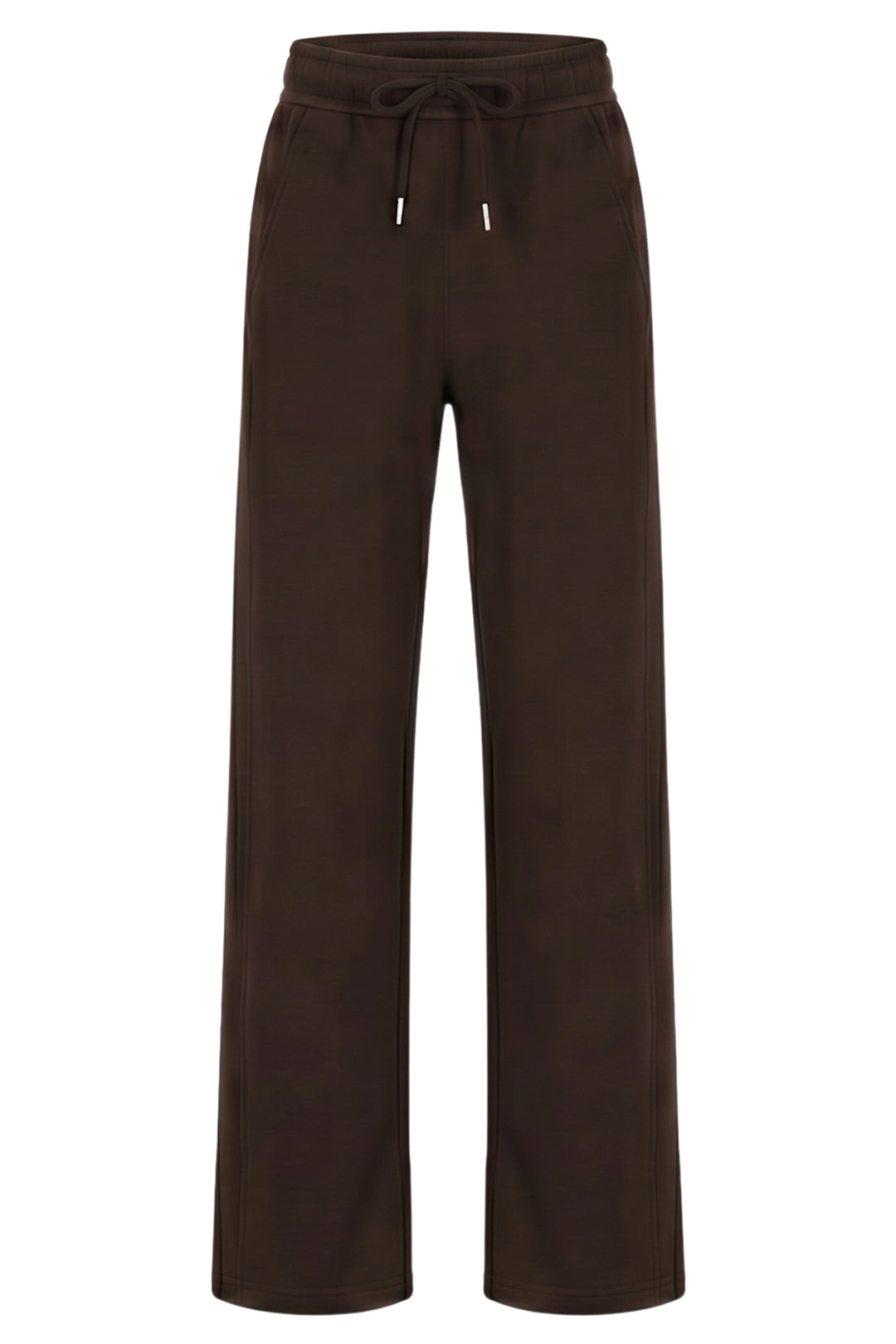 Red Button Colette Scuba Espresso Brown Trousers SRB4994A, front view