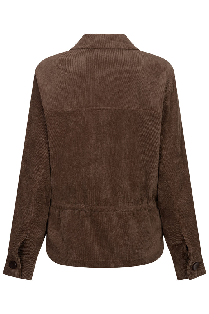 Red Button Drew brown corduroy overshirt at Olivia Grace Fashion