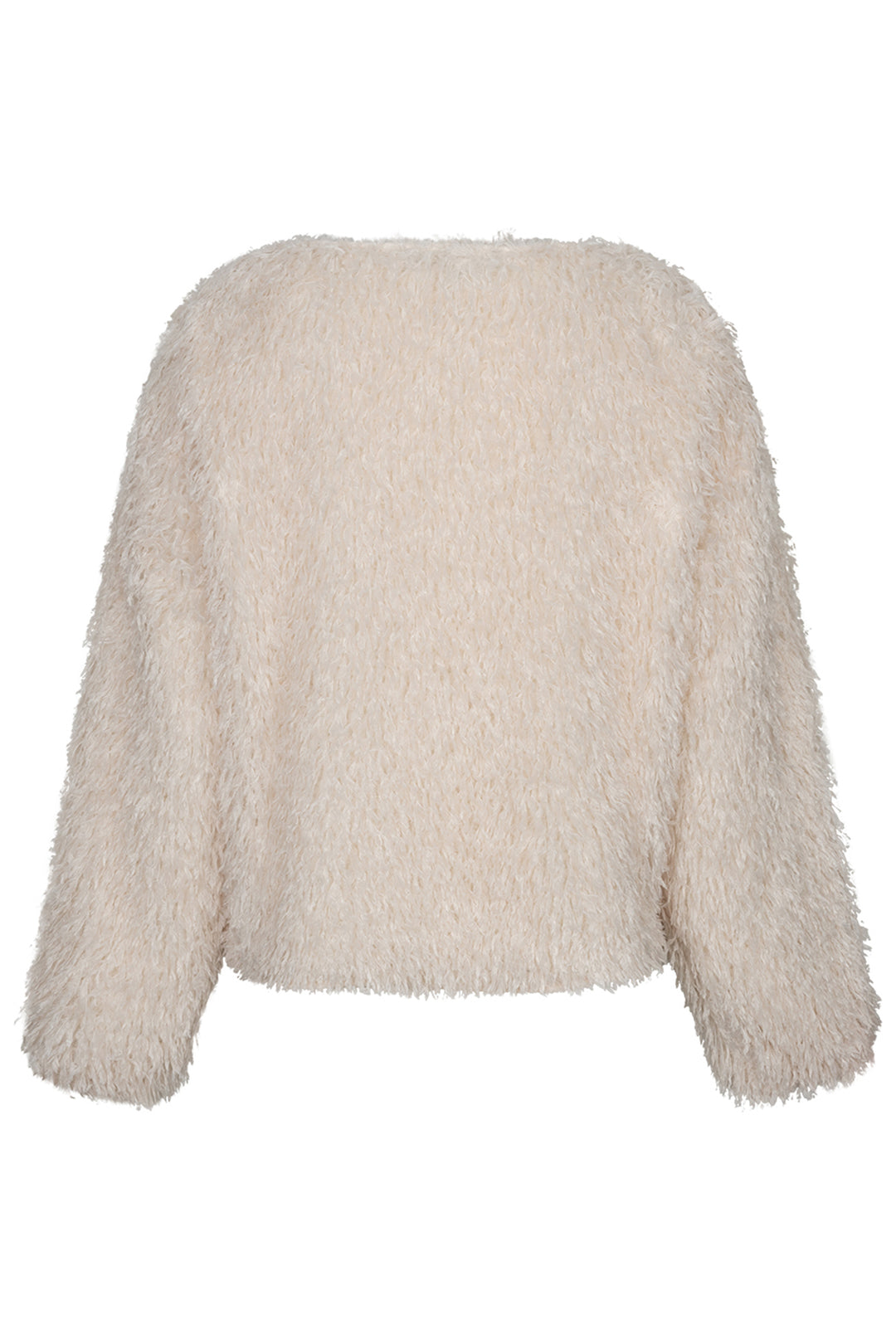 Red Button Fiona Feathers Ecru Cream Top at Olivia Grace Fashion