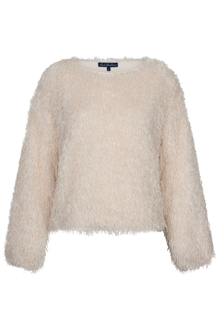 Red Button Fiona Feathers Ecru Cream Top at Olivia Grace Fashion