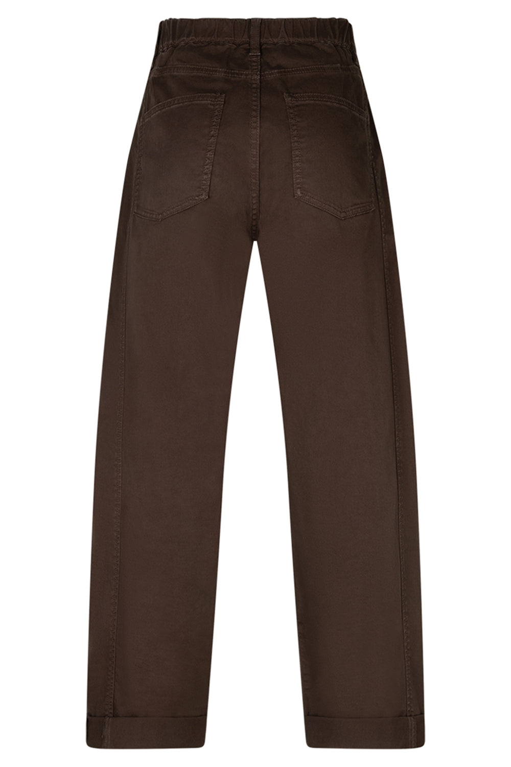 Red Button Margot mud brown twill trousers at Olivia Grace Fashion