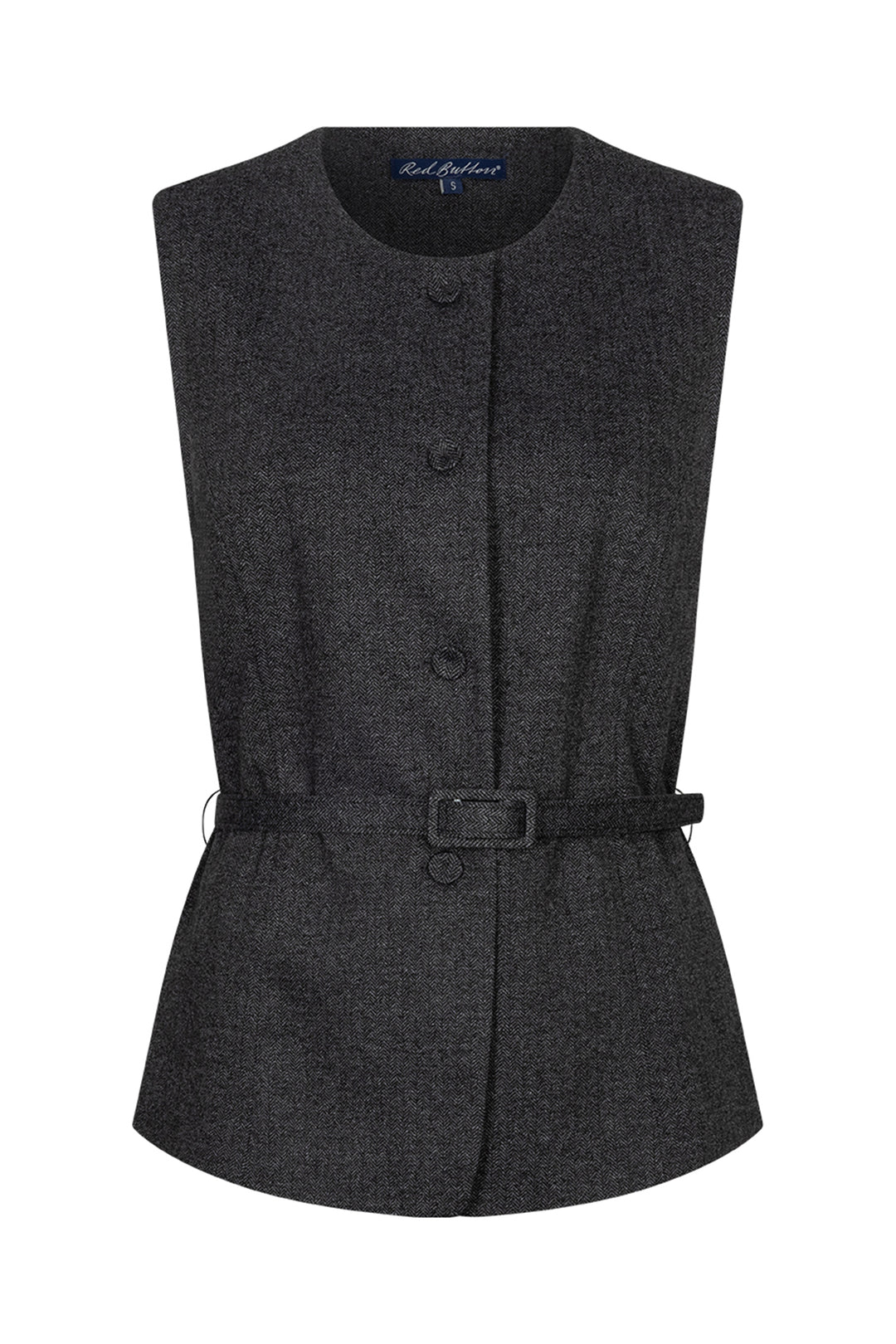 Red Button Sarah herringbone waistcoat at Olivia Grace Fashion