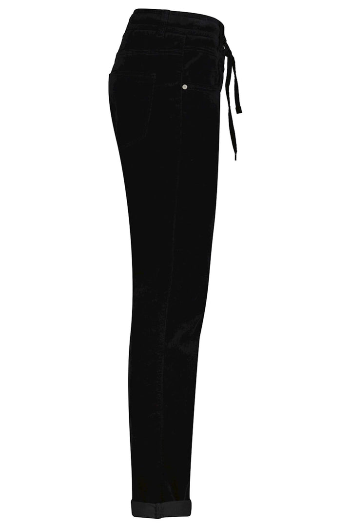 Red Button SRB4052 Tessy Black Velvet Pull On Trousers - Olivia Grace Fashion