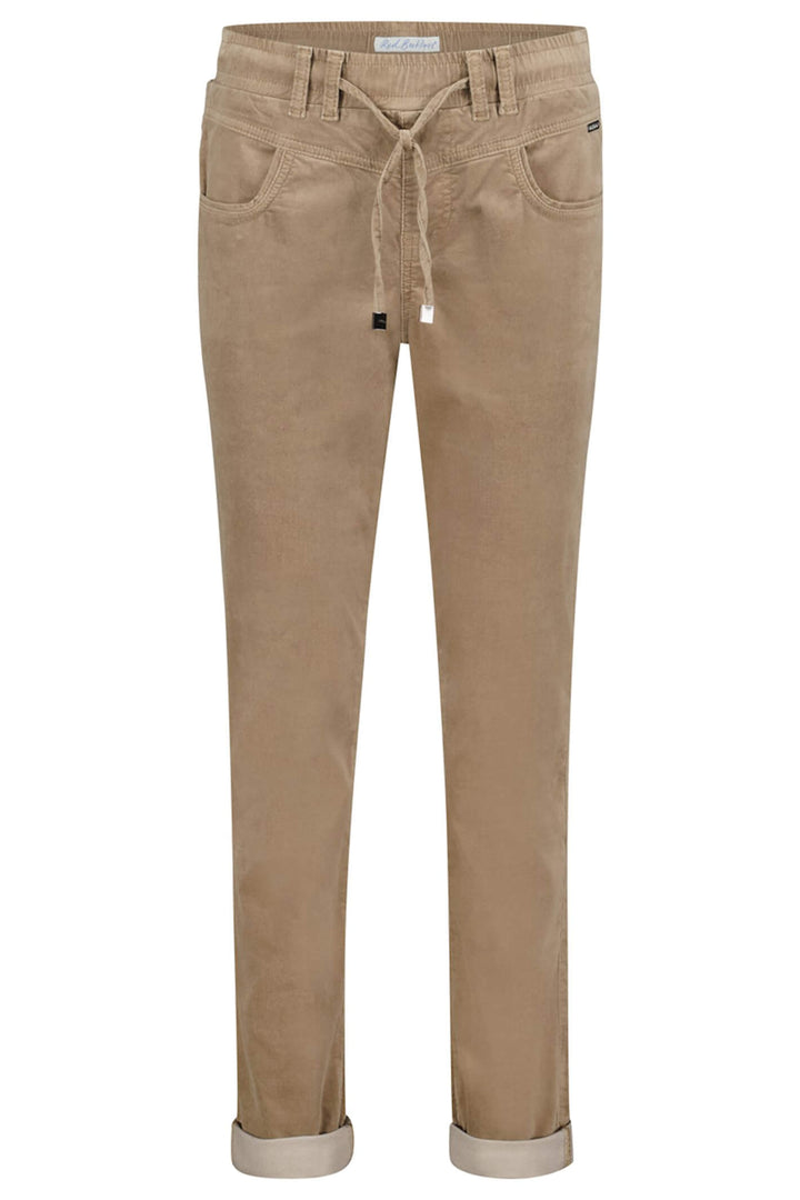 Red Button SRB4052 Tessy Taupe Velvet Pull On Trousers - Olivia Grace Fashion