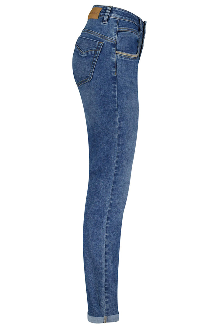 Red Button SRB4061 Sienna Blue Embroidered Jeans - Olivia Grace Fashion