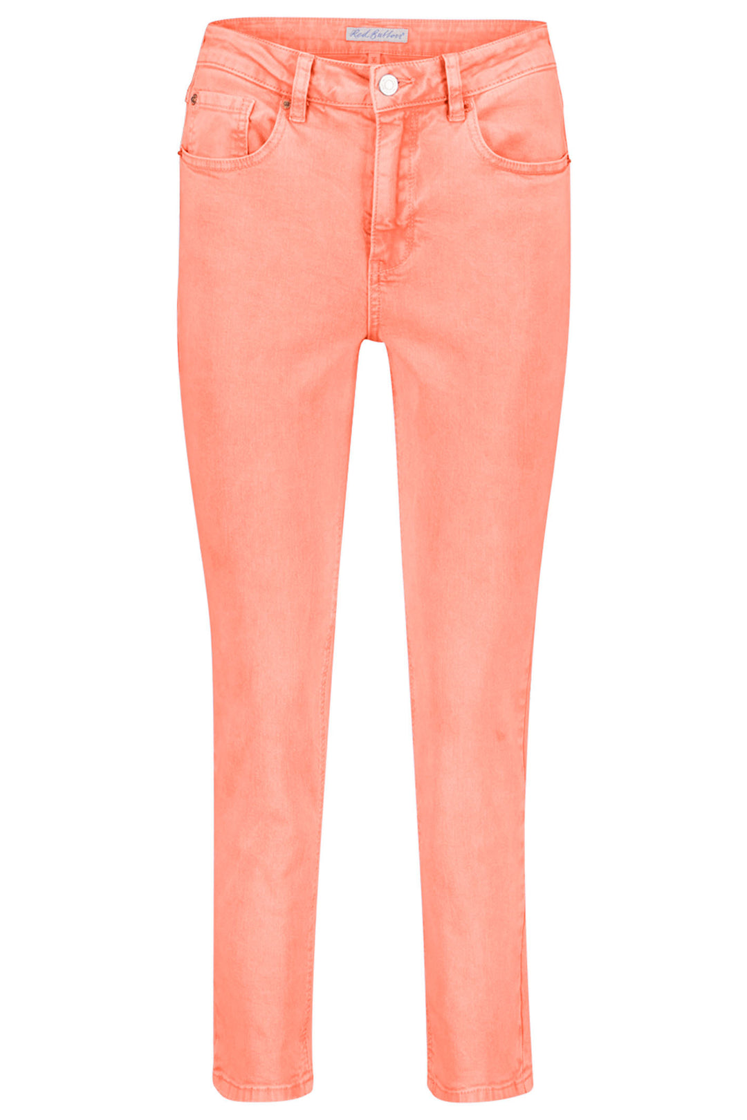 Red Button SRB4157 Tara Flamingo Coral Denim Jeans 68cm - Olivia Grace Fashion