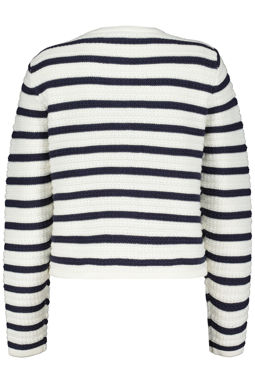 Red Button SRB4183 Danelle Navy Cream Striped Cardigan - Olivia Grace Fashion