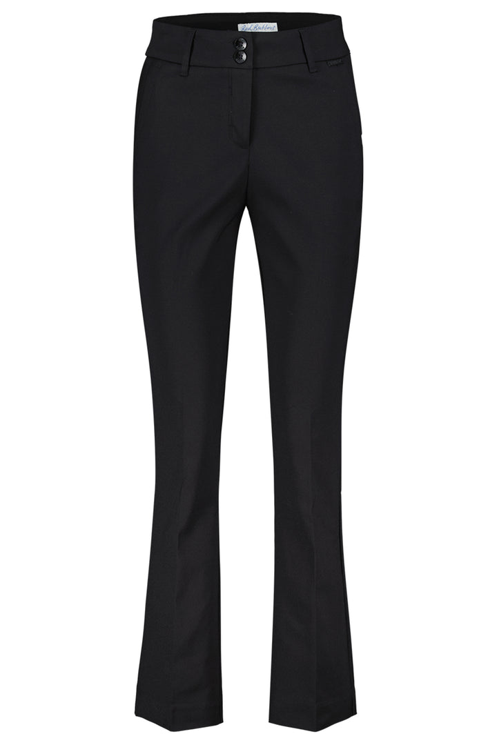 Red Button Trousers Black Bibette Smart Colour SRB4206A - Olivia Grace Fashion