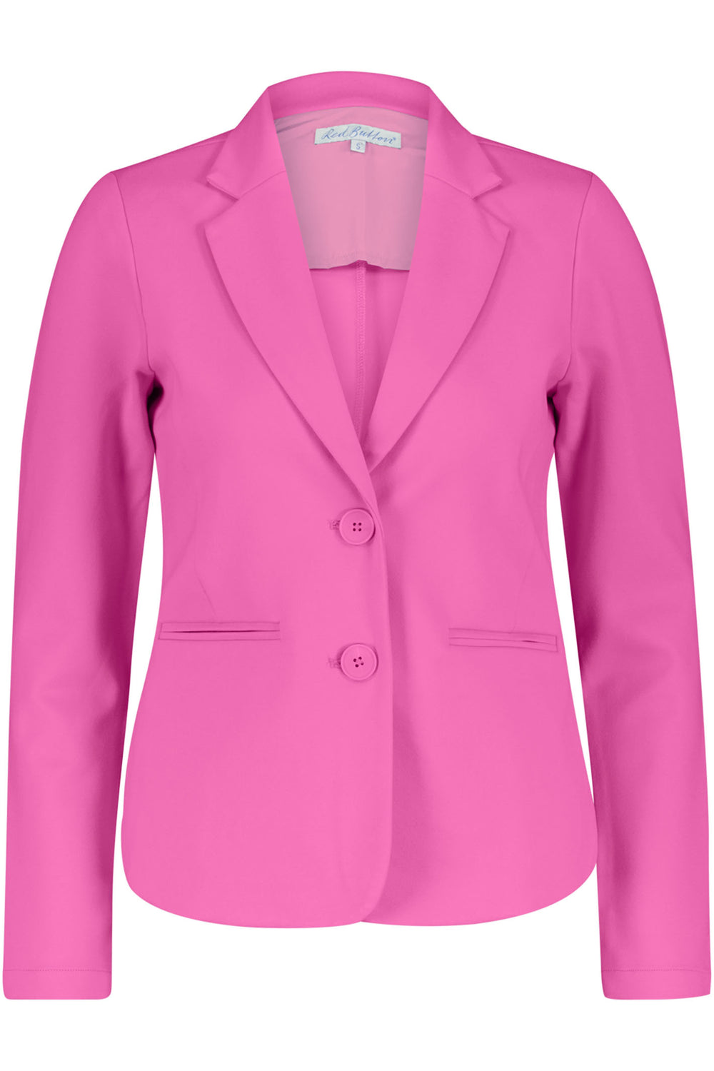 Red Button SRB4213 Cyclaam Pink Two Button Blazer Jacket - Olivia Grace Fashion