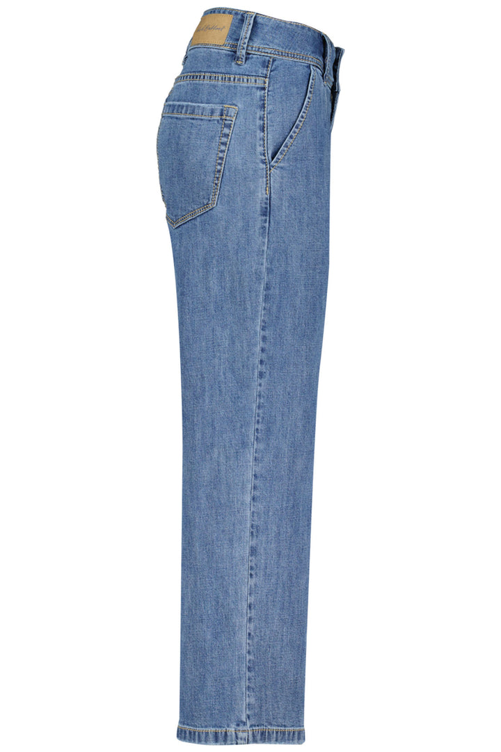 Red Button SRB4228 Conny Blue Midstone Used Look Jeans - Olivia Grace Fashion