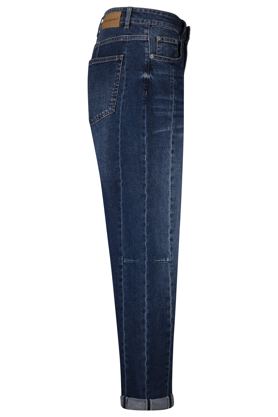 Red Button SRB4600 Caitlin Sidepatch D Blue Stone Used Jeans