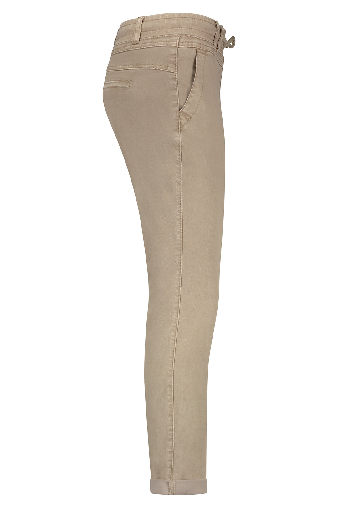 Red Button SRB4631 Latte Tessy Slub Twill Pull-On Trousers