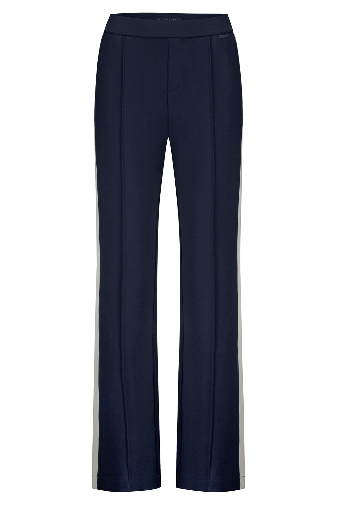 Navy blue pants on a white background