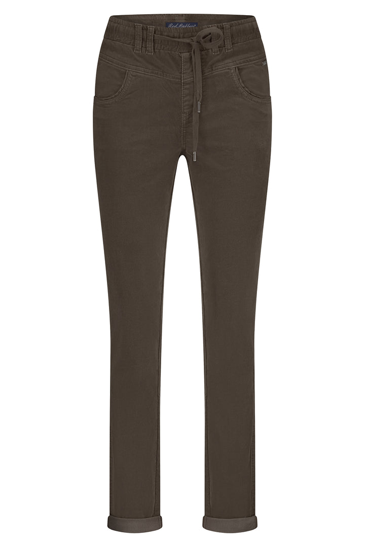 Red Button SRB4655 Tessy Mud Brown Velvet Trousers