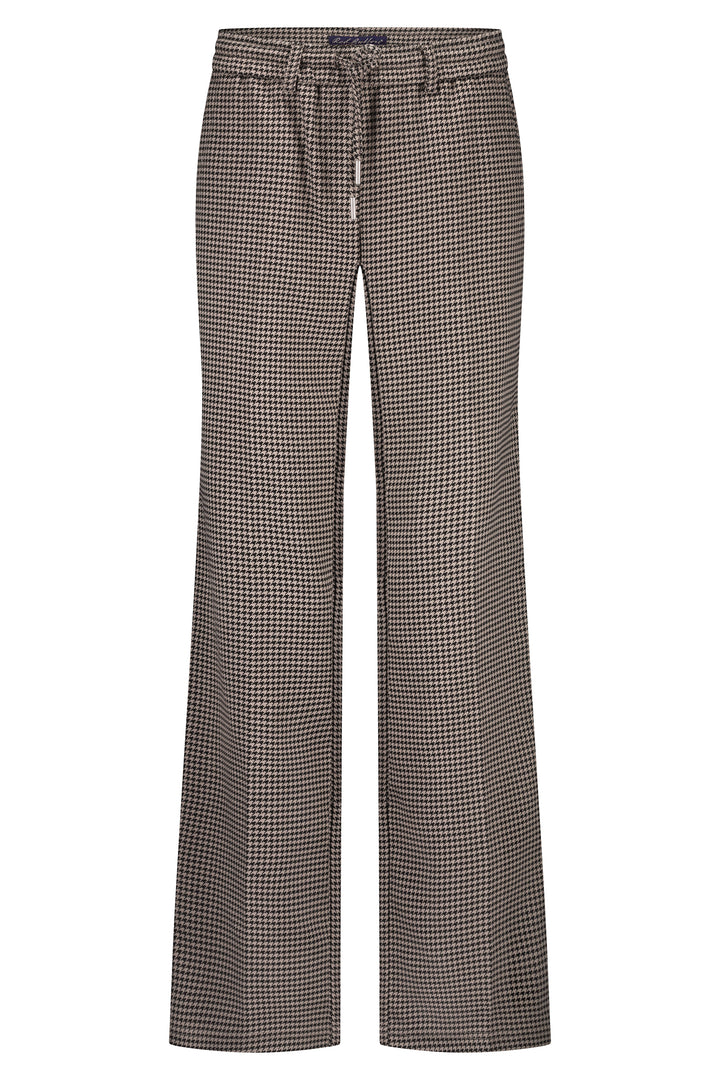 Red Button SRB4713 Black Latte Colette Pied de Poule Trousers