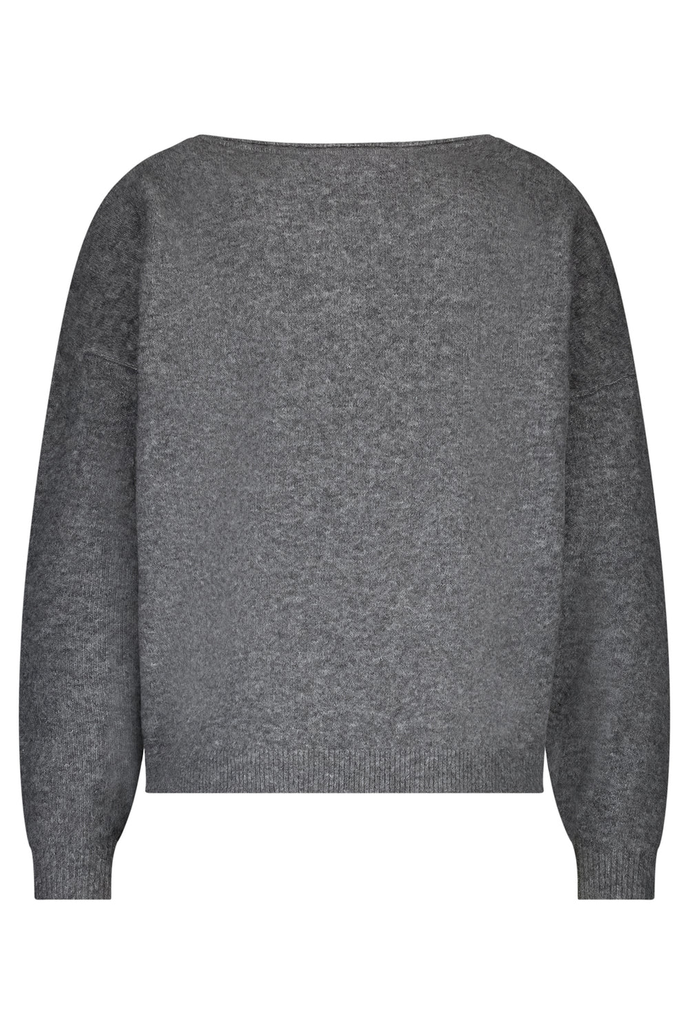 Gray sweater on a white background