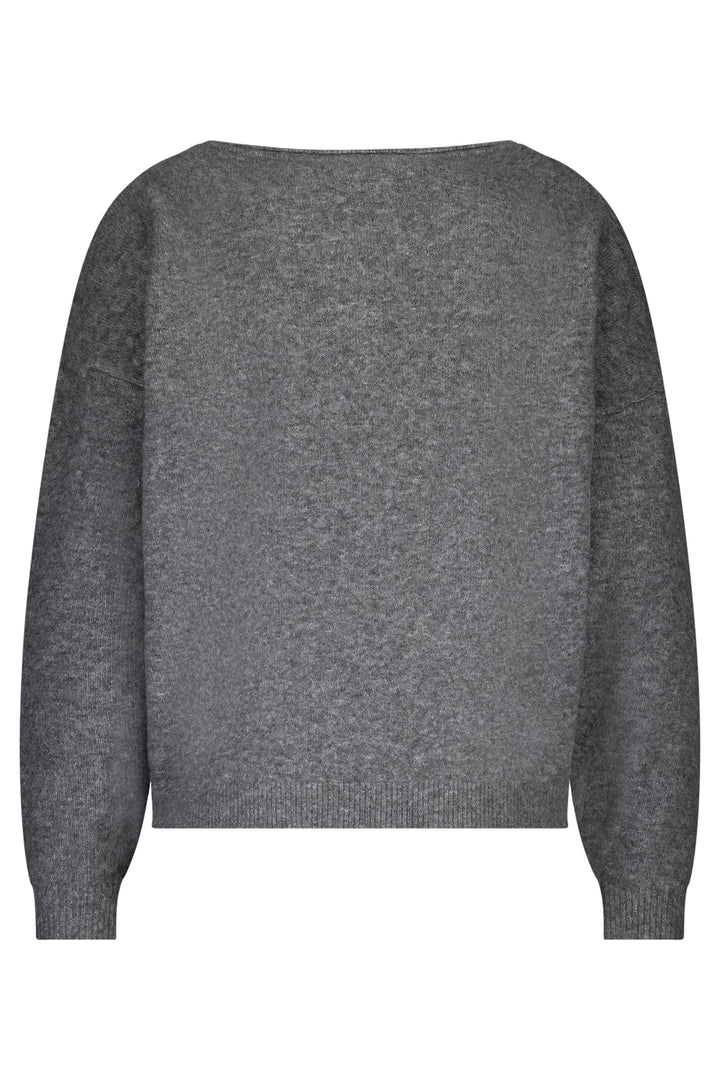 Gray sweater on a white background