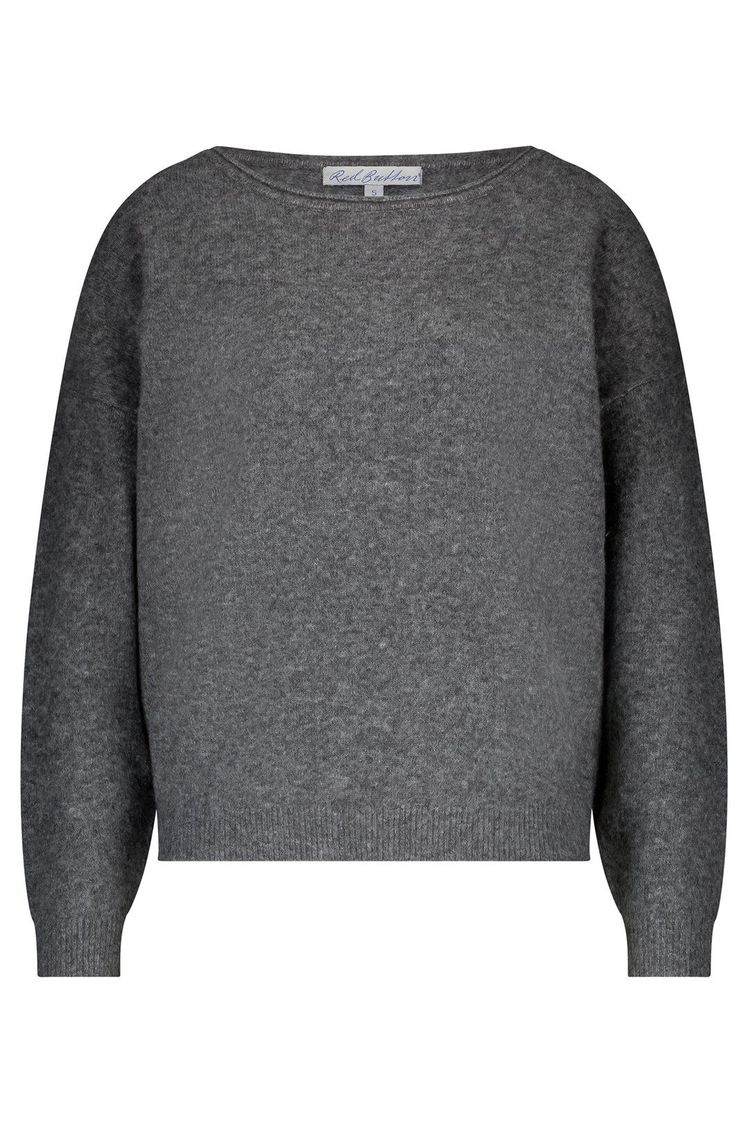 Gray sweater on a white background