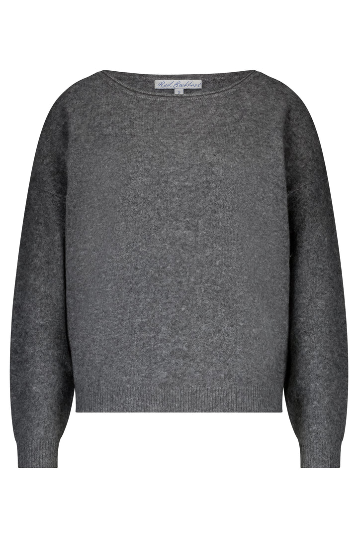 Gray sweater on a white background