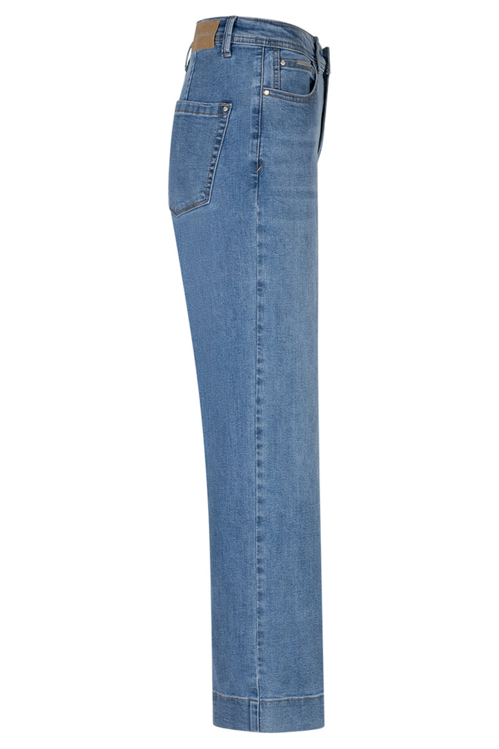 Red Button SRB4760 Mid Stone Blue Conny Pressed Crease Jeans