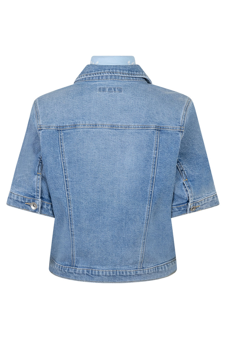 Red Button SRB4834 Jackie Midstone Blue Short Sleeve Shirt &amp; Bandana