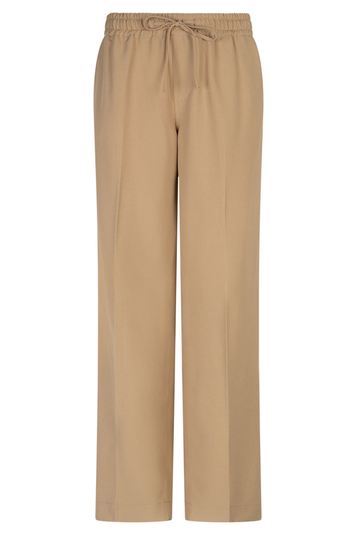 Red Button SRB4844 Claudette Dark Sand Palazzo Sidetape Trousers