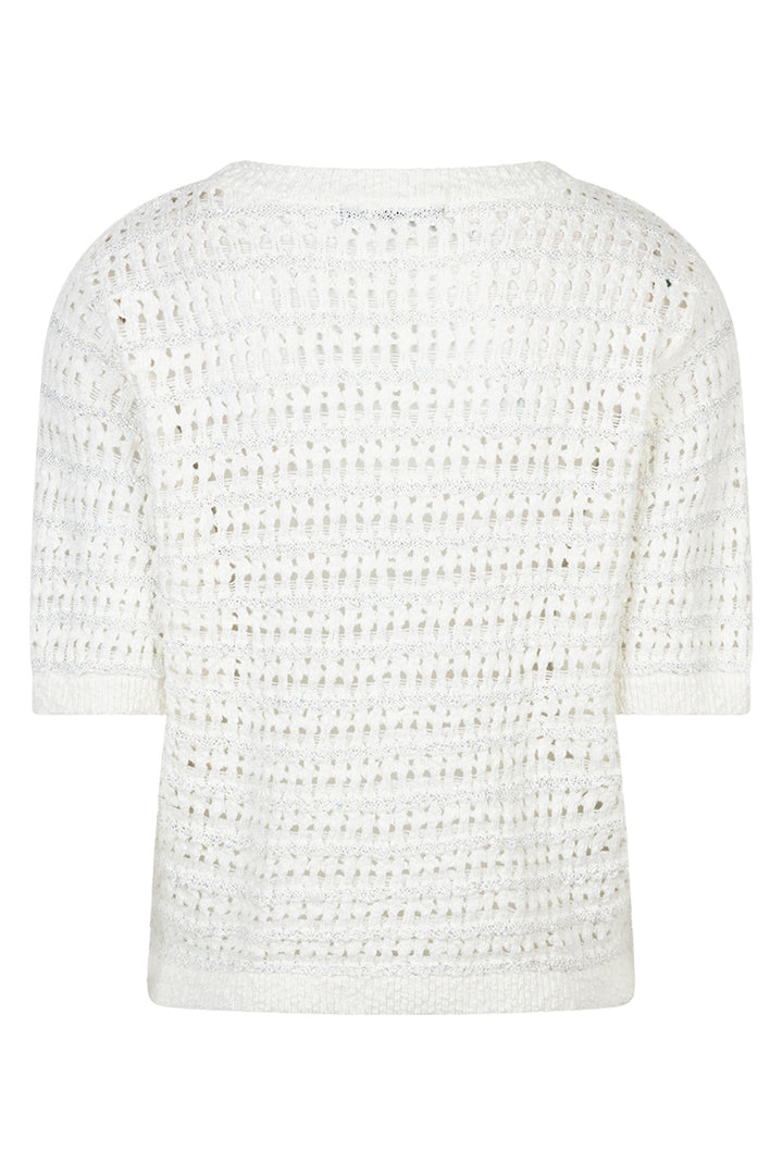 Red Button SRB4891 Jolene Off White Short Sleeve Top