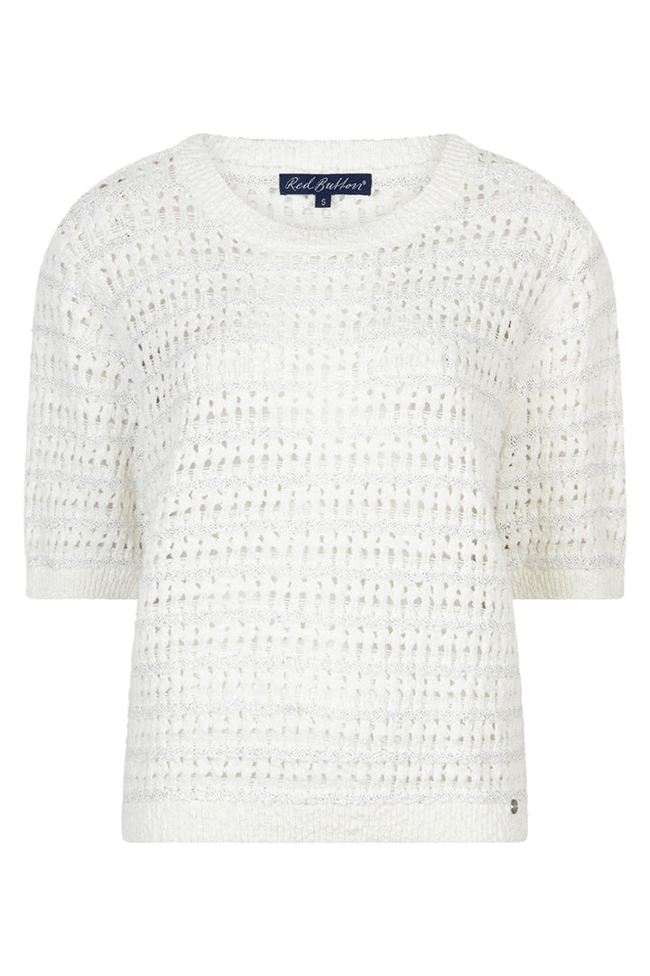 Red Button SRB4891 Jolene Off White Short Sleeve Top