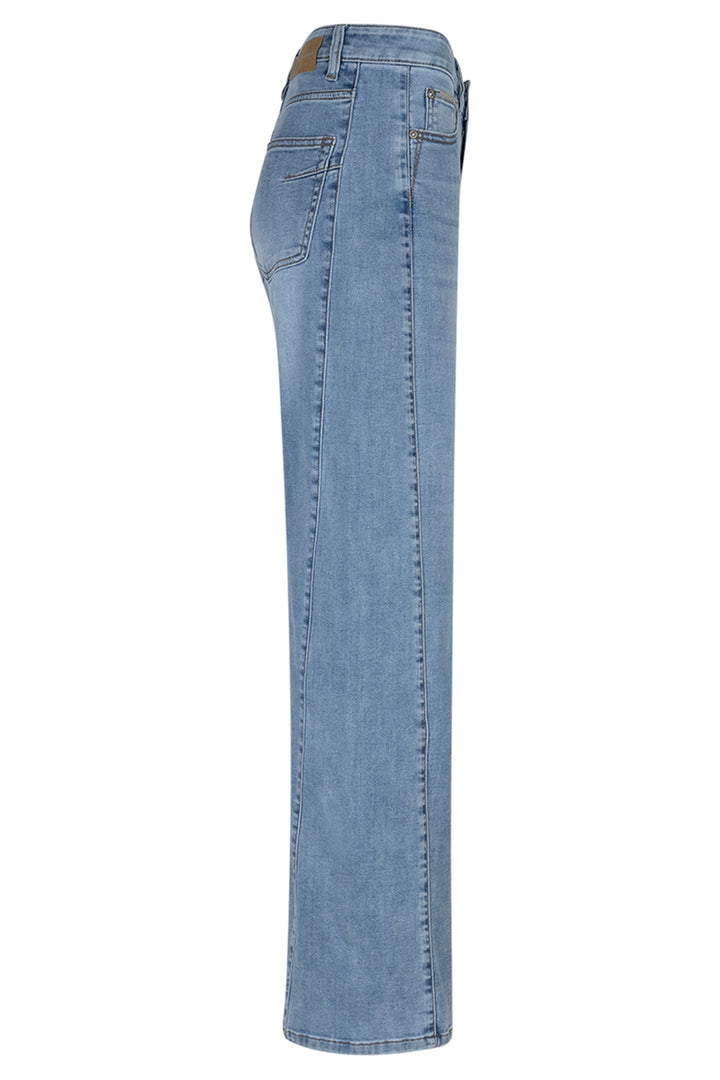 Red Button SRB4907 Claudette Light Blue Slanted Seam Jeans