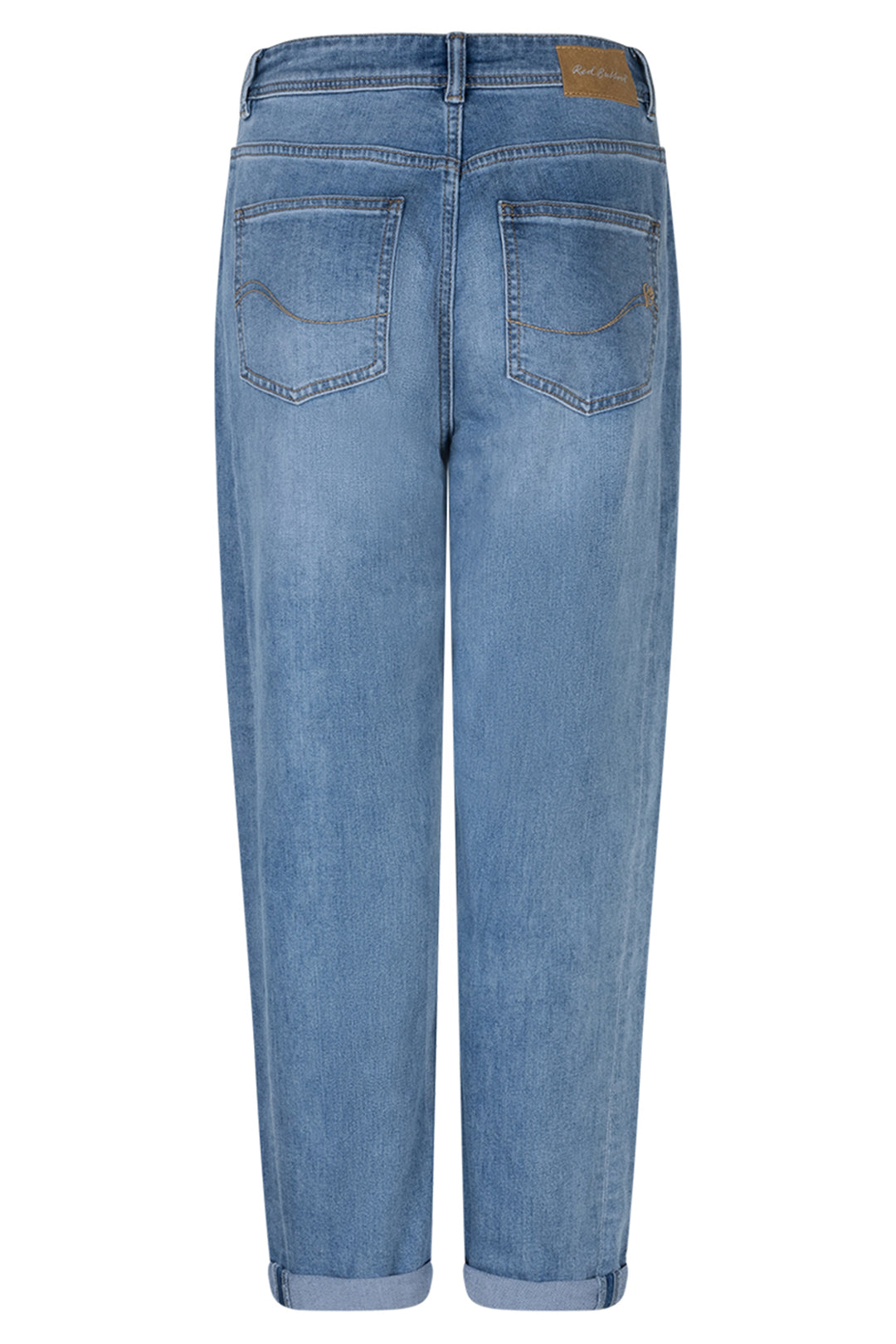 Red Button SRB4911 Caitlina Mid Stone Blue Side Patch Jeans