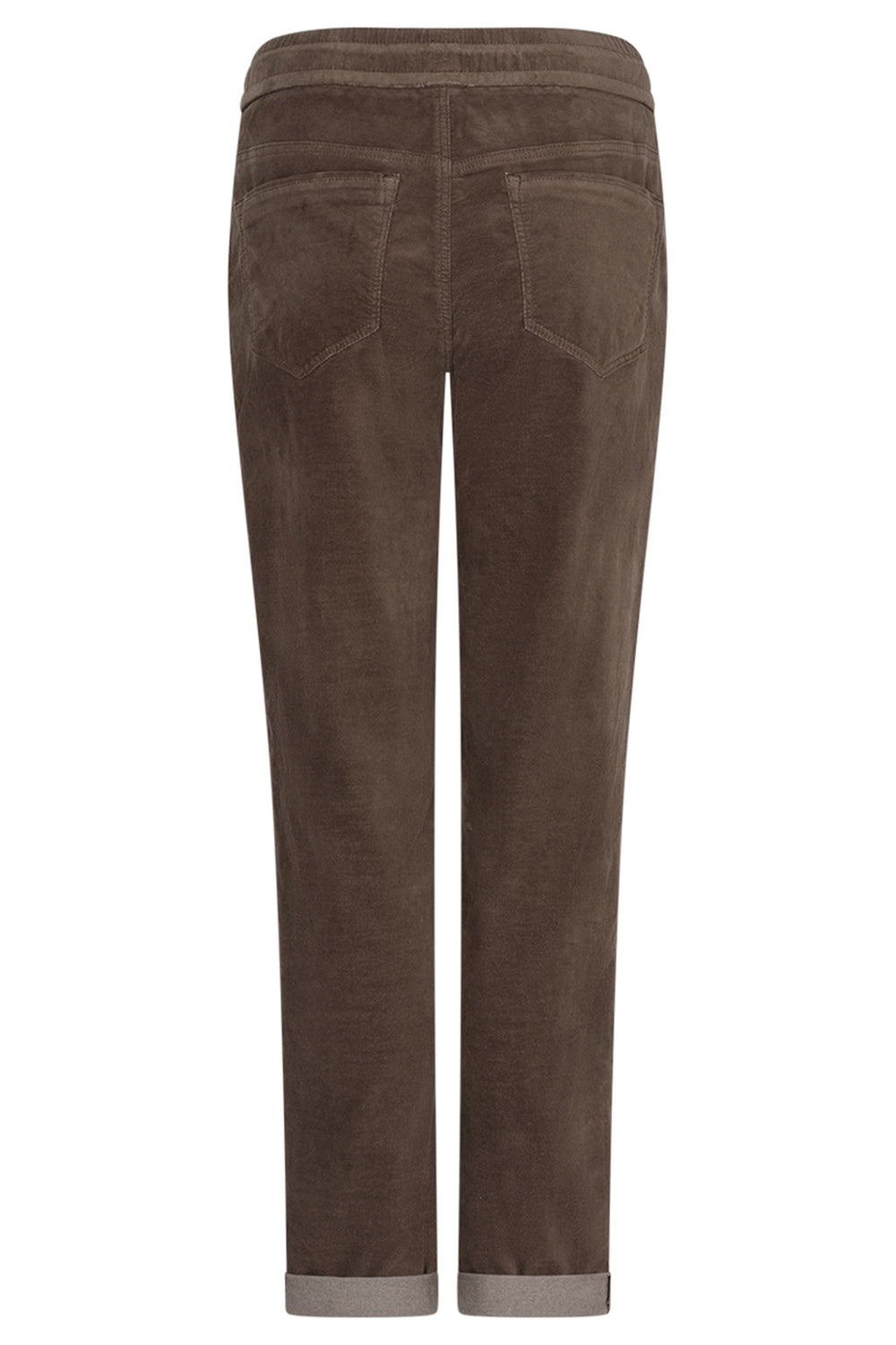 Red Button Stella Clay Brown Velvet Trousers at Olivia Grace Fashion