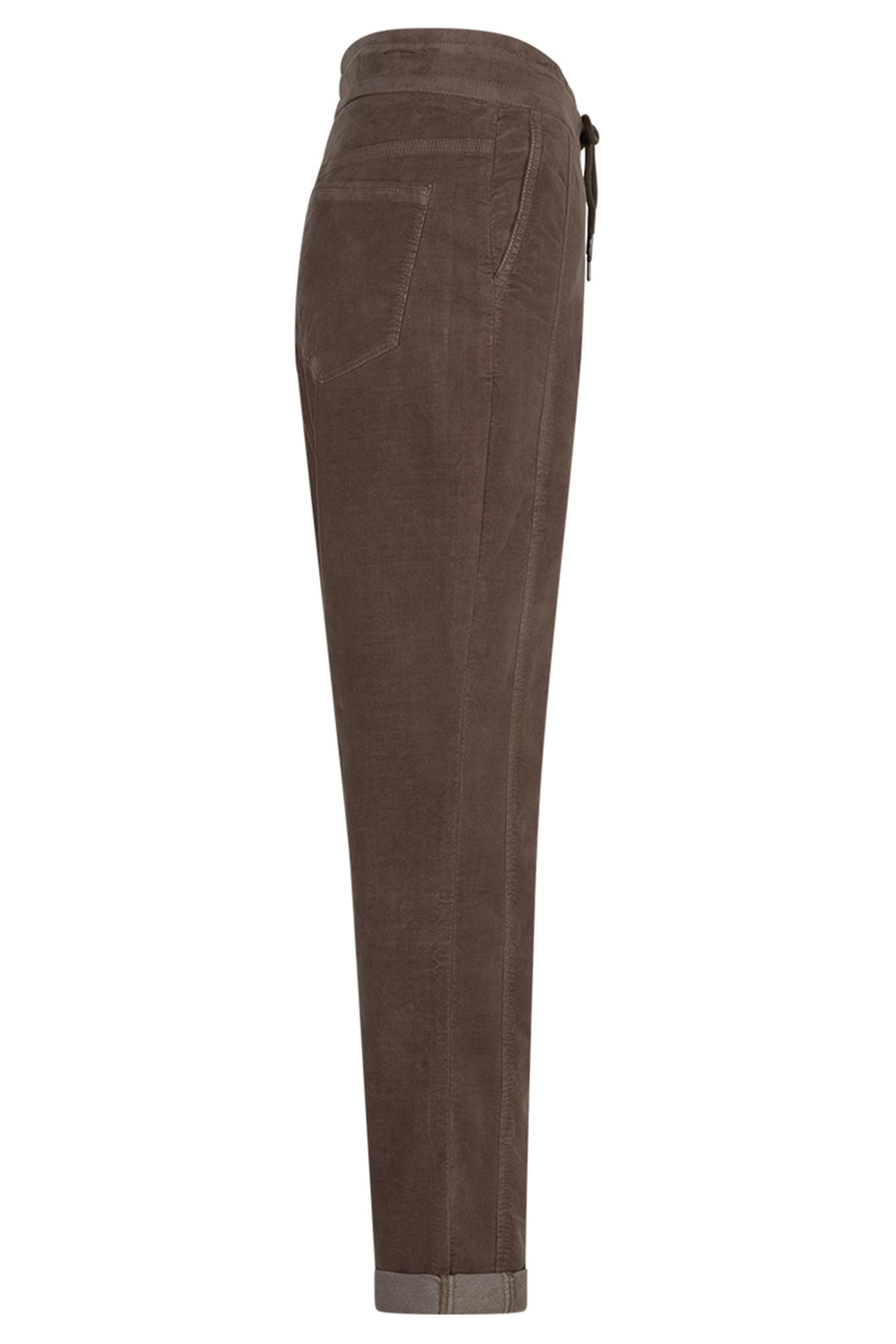 Red Button Stella Clay Brown Velvet Trousers at Olivia Grace Fashion