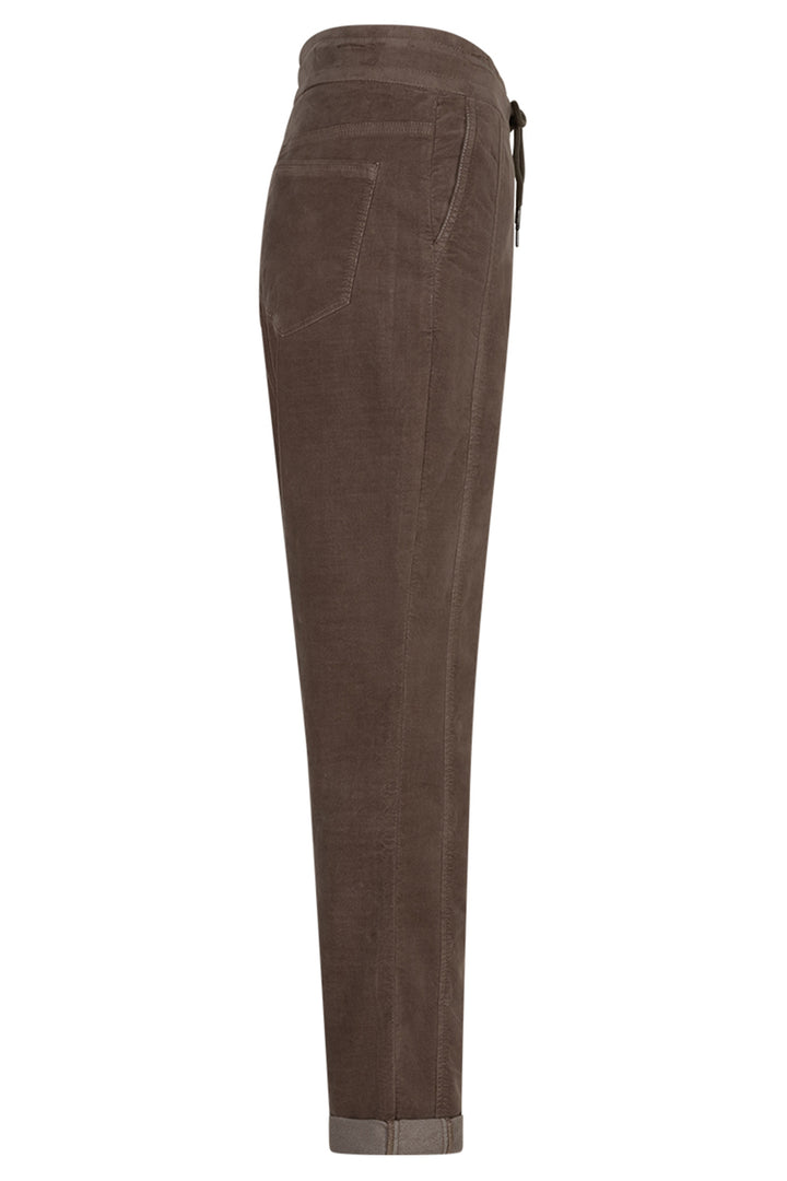 Red Button Stella Clay Brown Velvet Trousers at Olivia Grace Fashion