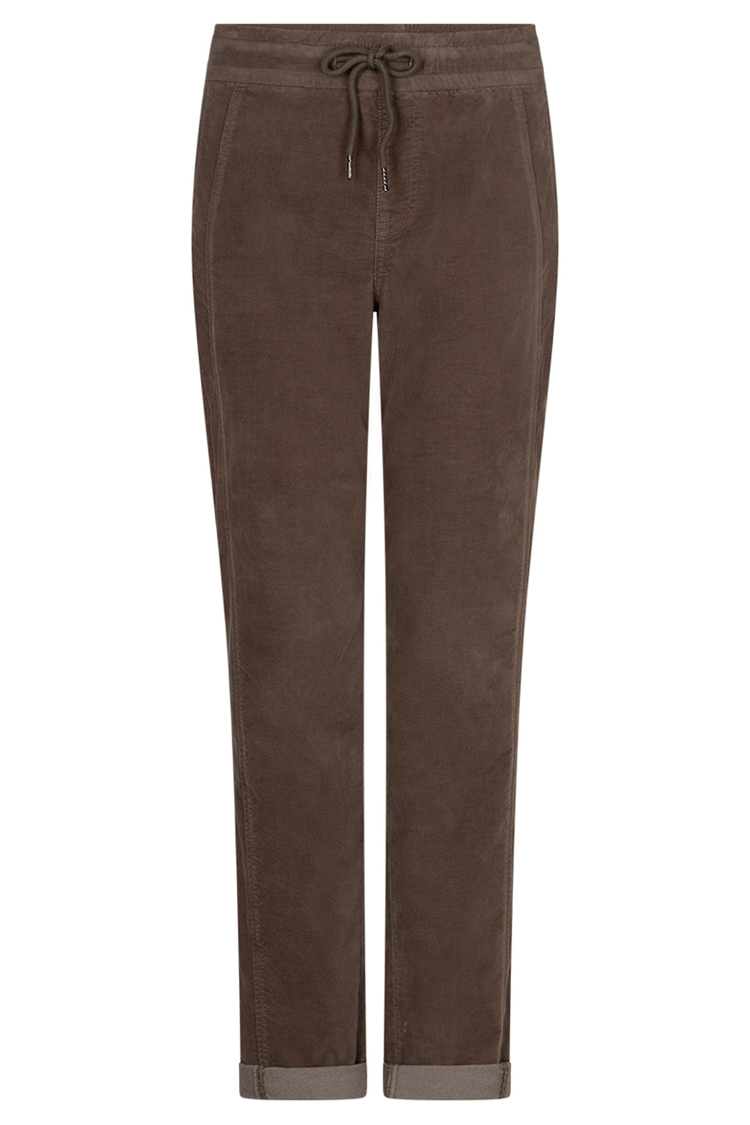 Red Button Stella Clay Brown Velvet Trousers at Olivia Grace Fashion