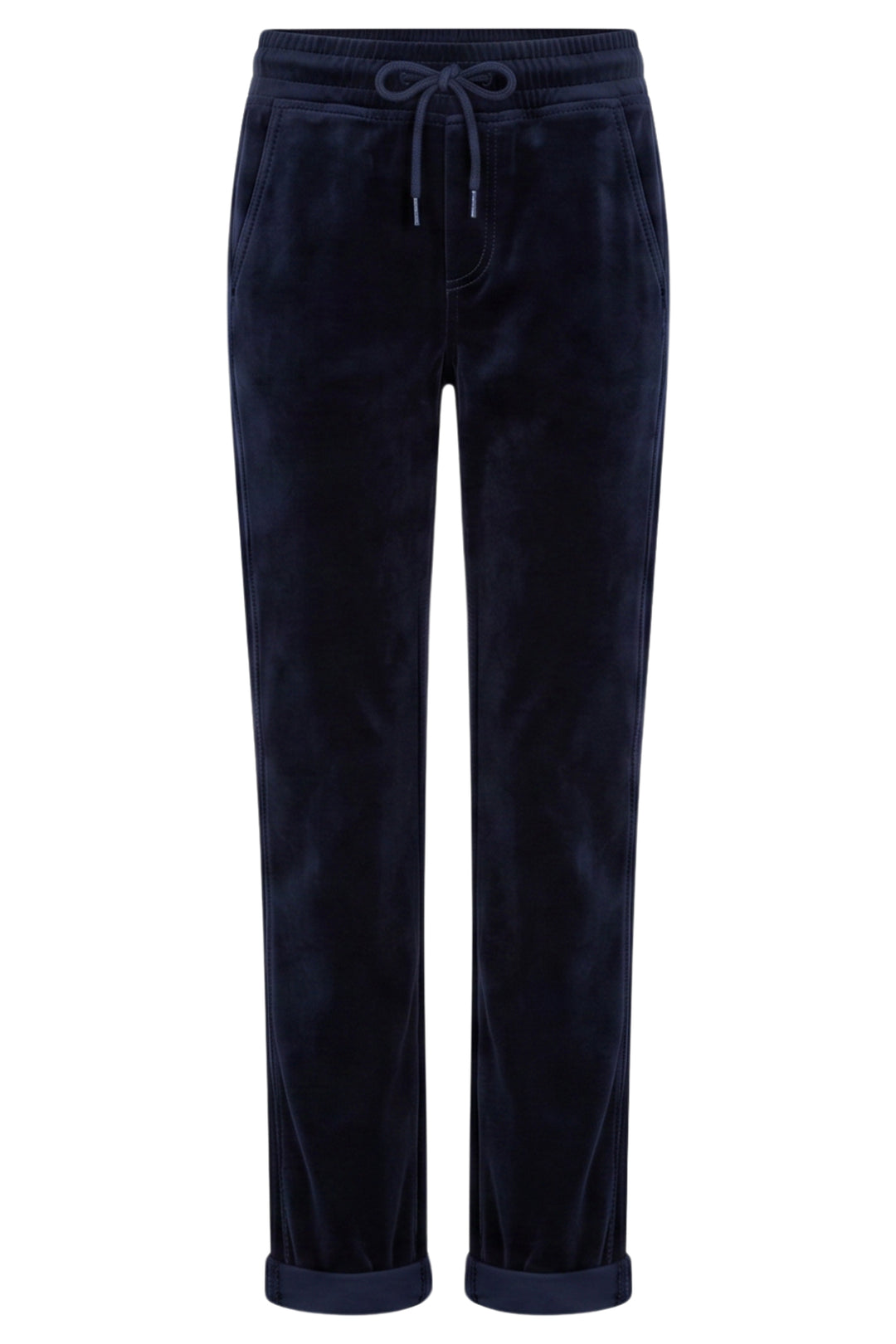 Red Button Stella Navy Velvet Trousers at Olivia Grace Fashion