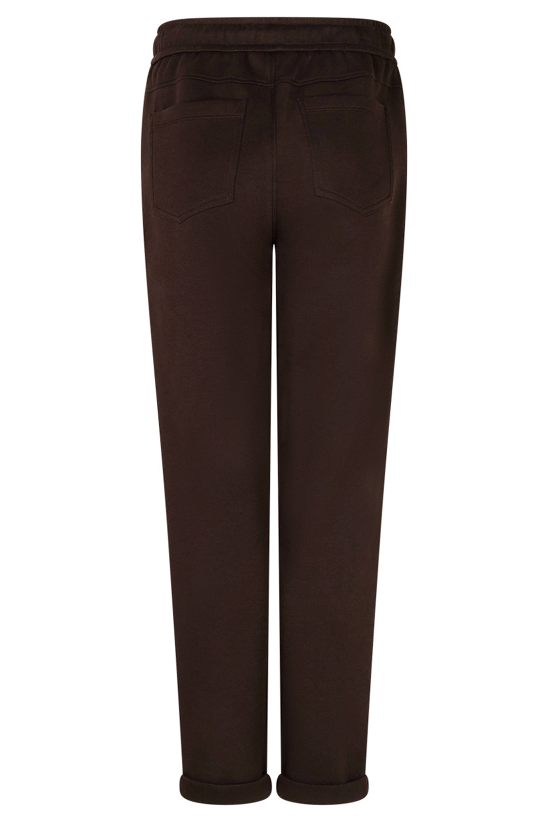 Red Button Stella espresso brown jogger trousers at Olivia Grace Fashion