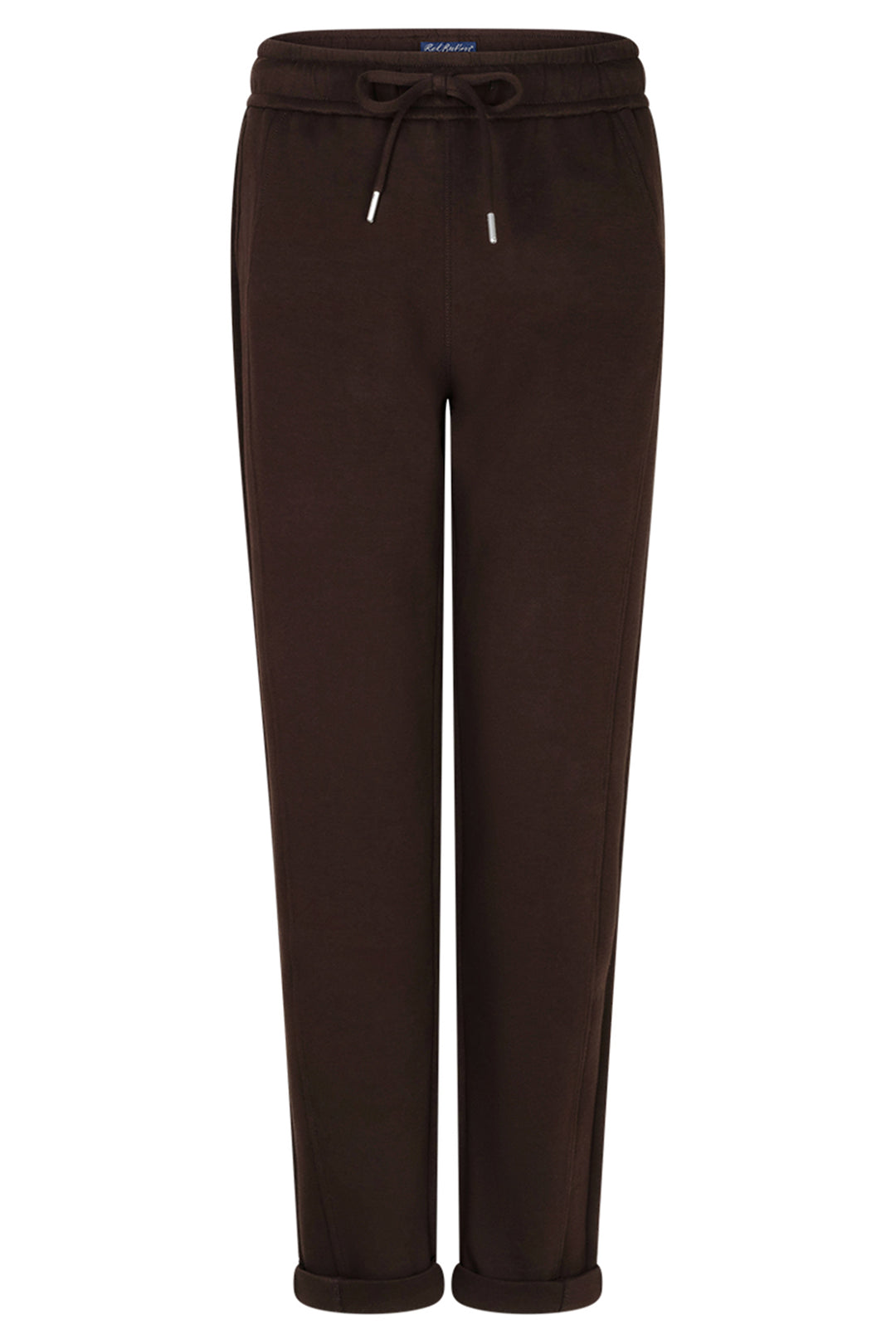 Red Button Stella espresso brown jogger trousers at Olivia Grace Fashion