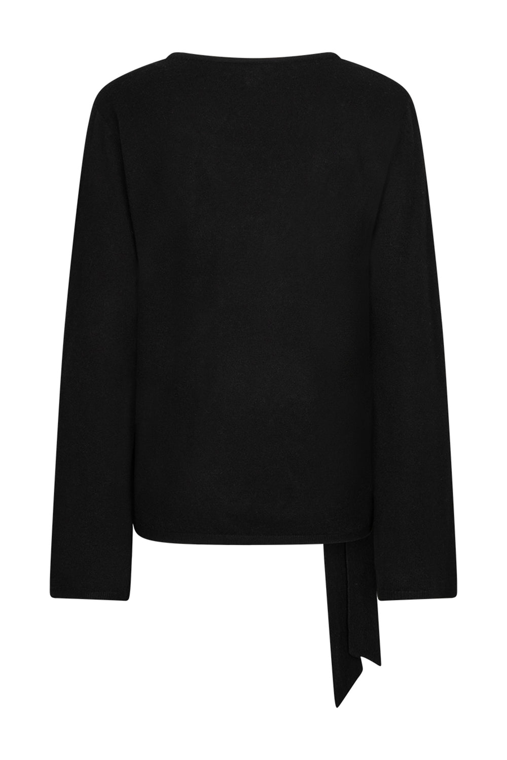 Red Button Sweet Knot black top at Olivia Grace Fashion